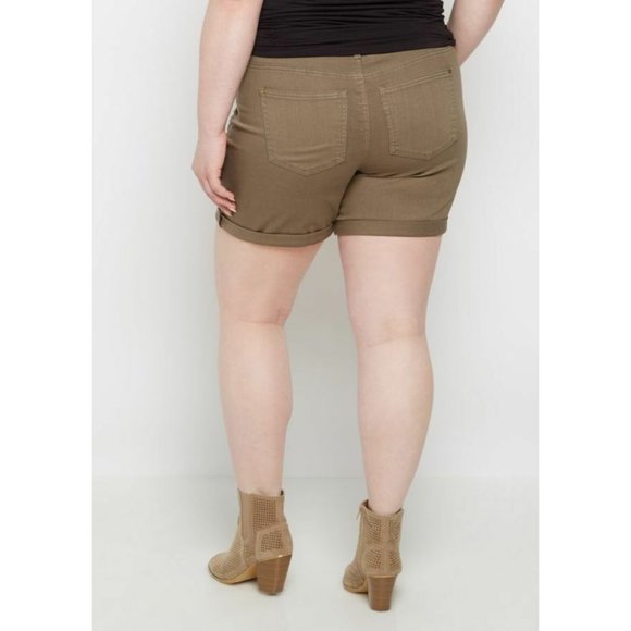 NWT Womens Size 22W Destroyed Bermuda Jean Shorts - Picture 5 of 6